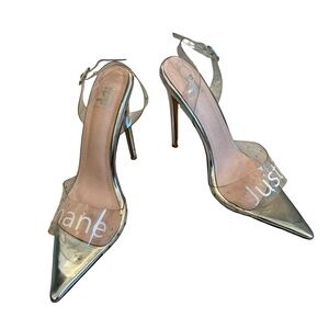 Shane Justin Limited Edition Pointy Toe Stiletto Heels, Sz 40 / US 10